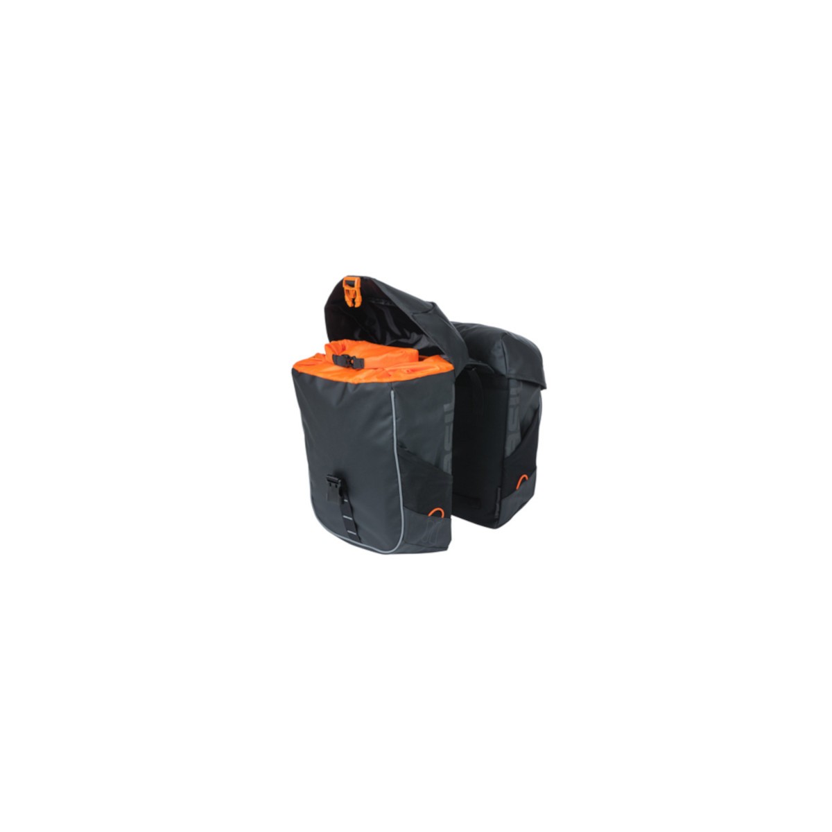 Miles Tarpaulin sacoche double, 34L, noir orange