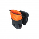 Miles Tarpaulin sacoche double, 34L, noir orange