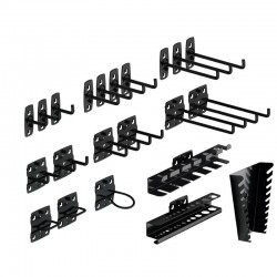 Conjunto de ganchos pretos...