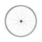 Roda dianteira 650B URBAN, parede dupla, prateada, skid, QR10