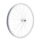 Rueda delantera URBAN 650B, doble pared, plateada, patín, QR10