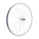 Roda traseira 650B URBAN, parede dupla, prateada, skid, QR10