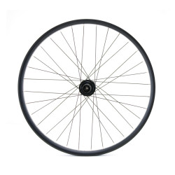 Roda traseira MTB/VAE de 27,5", parede dupla, preta, disco, 12 x 142