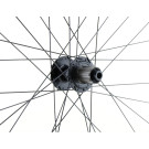 Rueda trasera 27,5" MTB/VAE, doble pared, negra, disco, 12 x 148