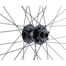 Roda dianteira CARGO/VAE de 20", de parede dupla, preta, disco, 15 x 110