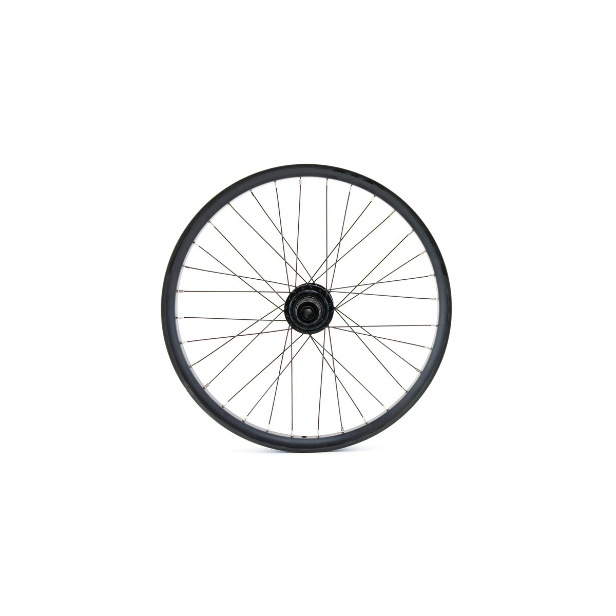 Roda traseira CARGO/VAE de 20", de parede dupla, preta, disco, 12 x 148