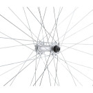 Rueda delantera 700C ROUTE, doble pared, plata, pastilla, QR10