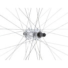 Roda traseira 700C ROUTE, parede dupla, prata, calço, QR10