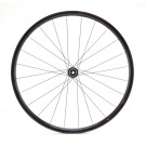 Rueda delantera GRAVEL 700C, doble pared, negra, disco CL, 15 x 100