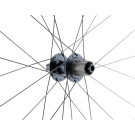 Rueda trasera GRAVEL 700C, doble pared, negra, disco CL, 12 x 142