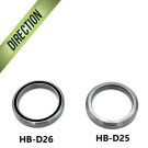 BLACKBEARING 40 x 51,8 x 7.5mm - Cojinete de dirección 36/45