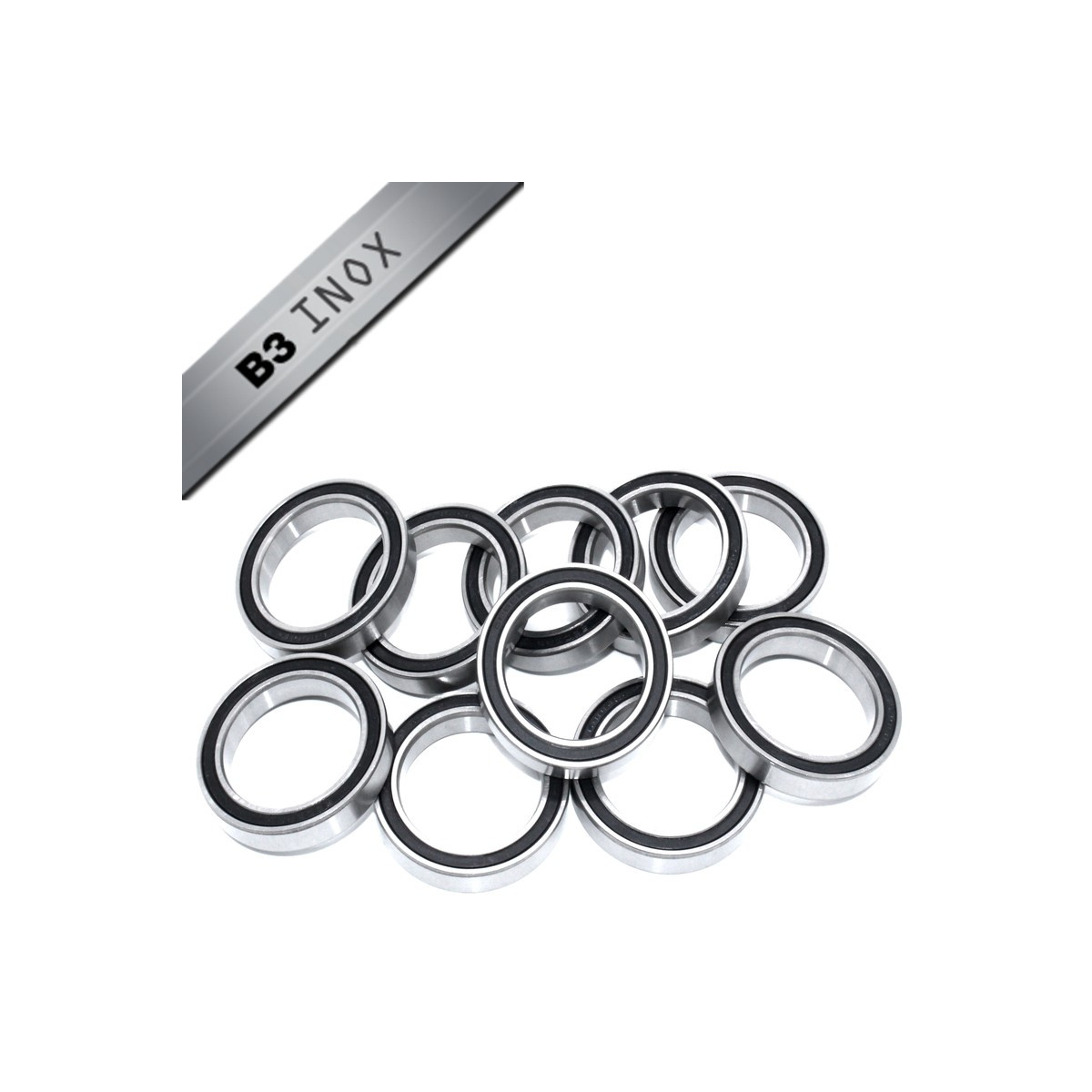 Rodamiento pedalier acero inoxidable. BLACKBEARING BB30 B3S 10pcs