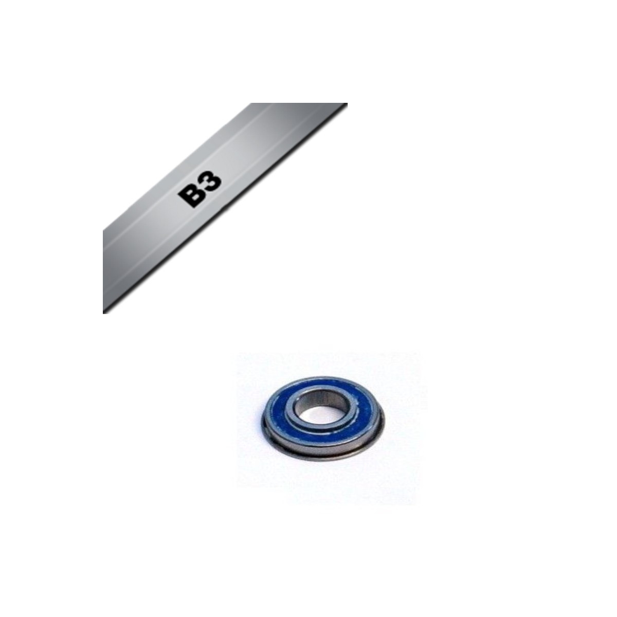 Rolamento com anel alargado BLACKBEARING 15 x 24/26 x 5/7mm B3