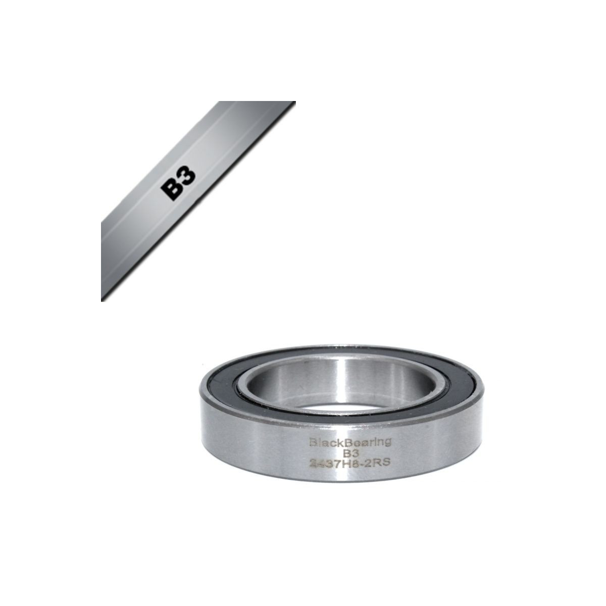 BLACKBEARING 24 x 37 x 8mm Rodamiento B3