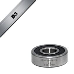 BLACKBEARING 9 x 24 x 7mm Rodamiento B3