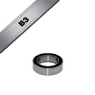 BLACKBEARING Rodamiento 17 x 26 x 7mm B3