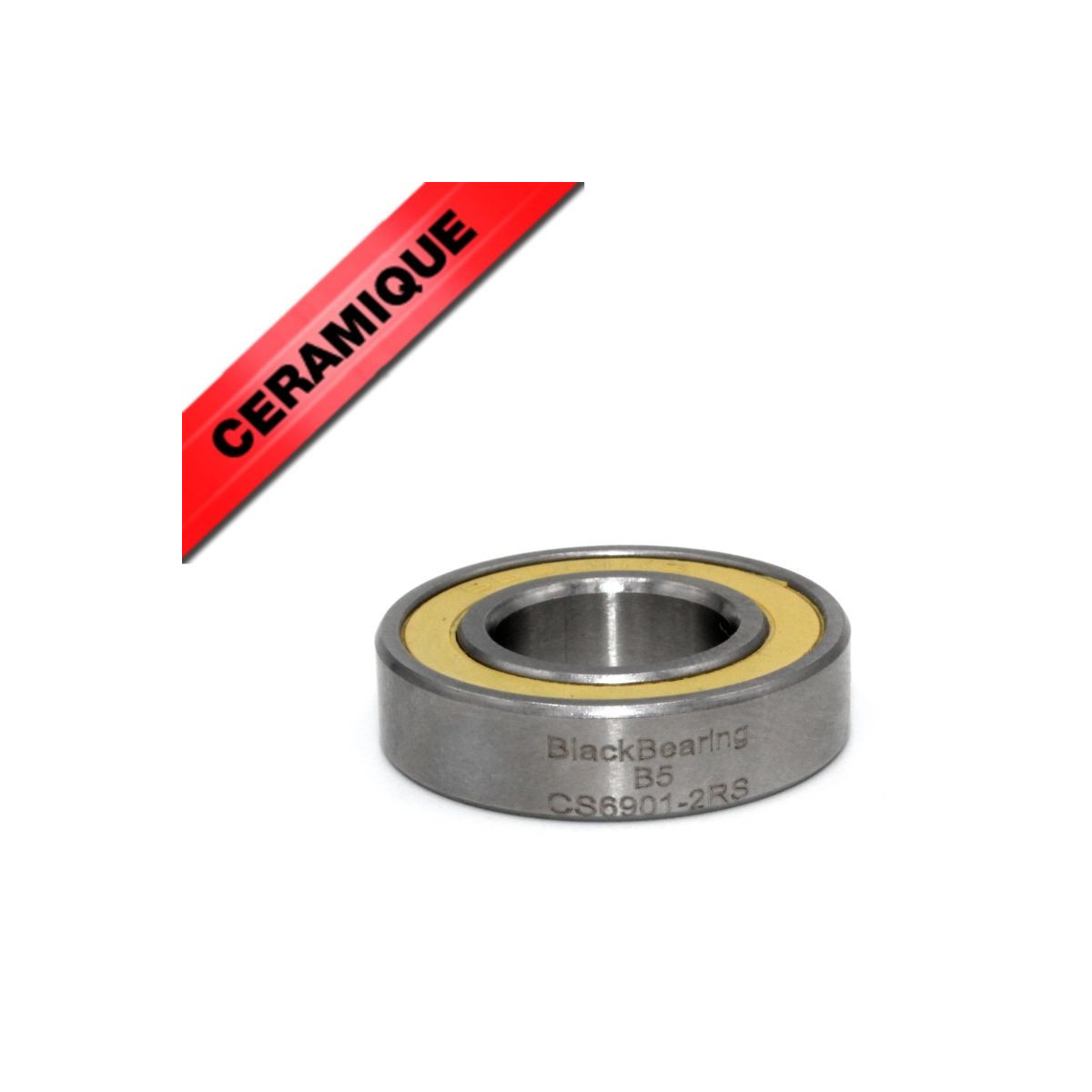 Cojinete cerámico BLACKBEARING 12 x 24 x 6mm