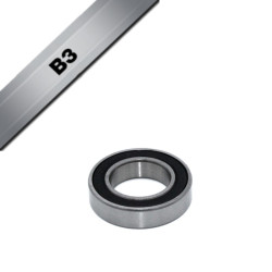 BLACKBEARING 17 x 30 x 7mm Rodamiento B3