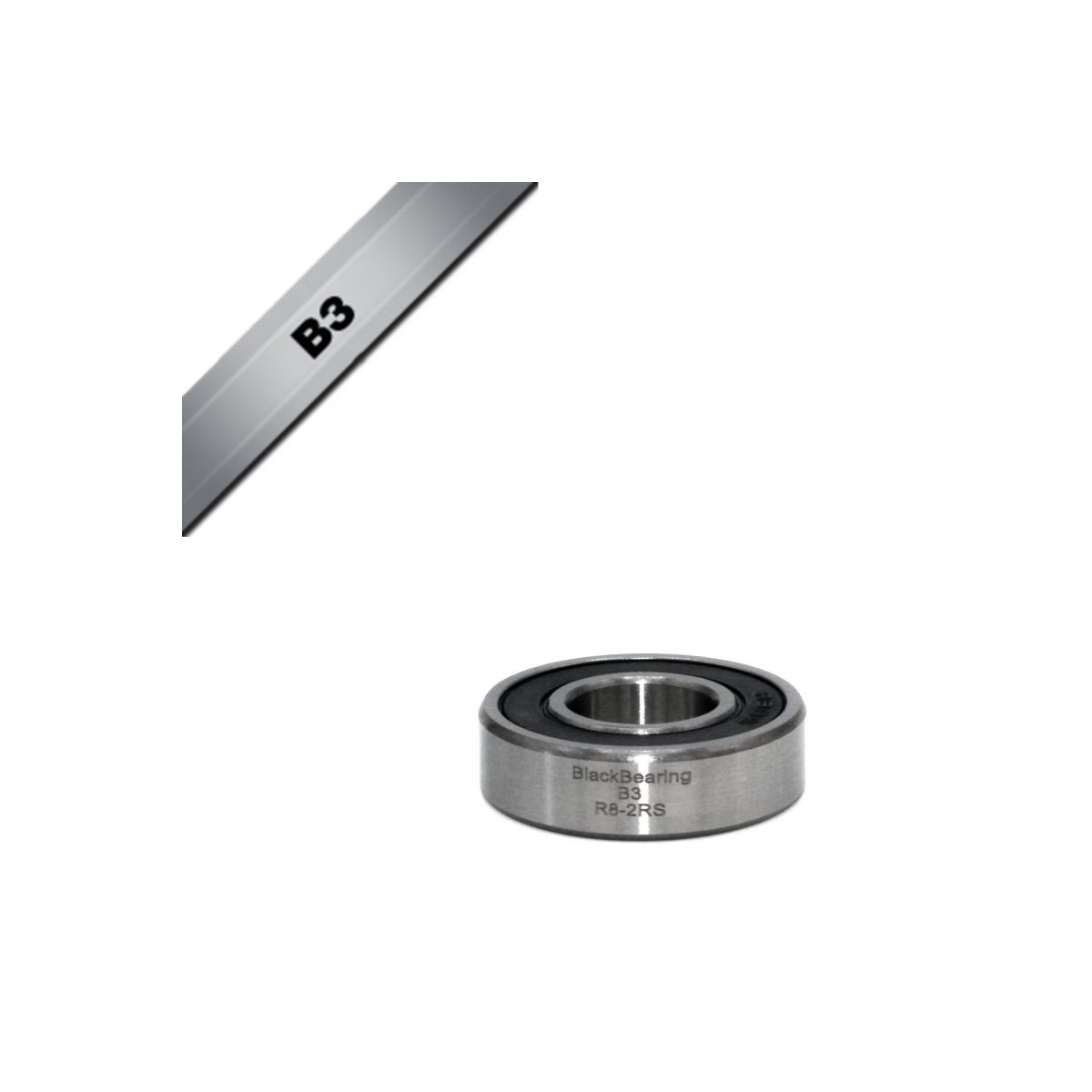 BLACKBEARING 12,7 x 28,57 x 7.94mm Rolamento B3