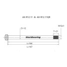 BLACKBEARING eje trasero de cierre rápido 167-M12x1-21mm
