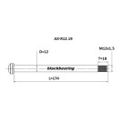 Eje de rueda trasera BLACKBEARING 174-M12x1.5-18mm