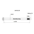 BLACKBEARING eixo da roda traseira 178-M12x1.75-20mm