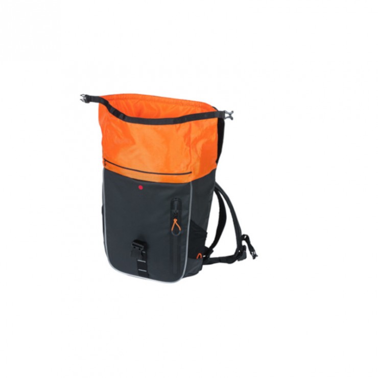 Miles Tarpaulin sac à dos Nordlicht,17L noir orange