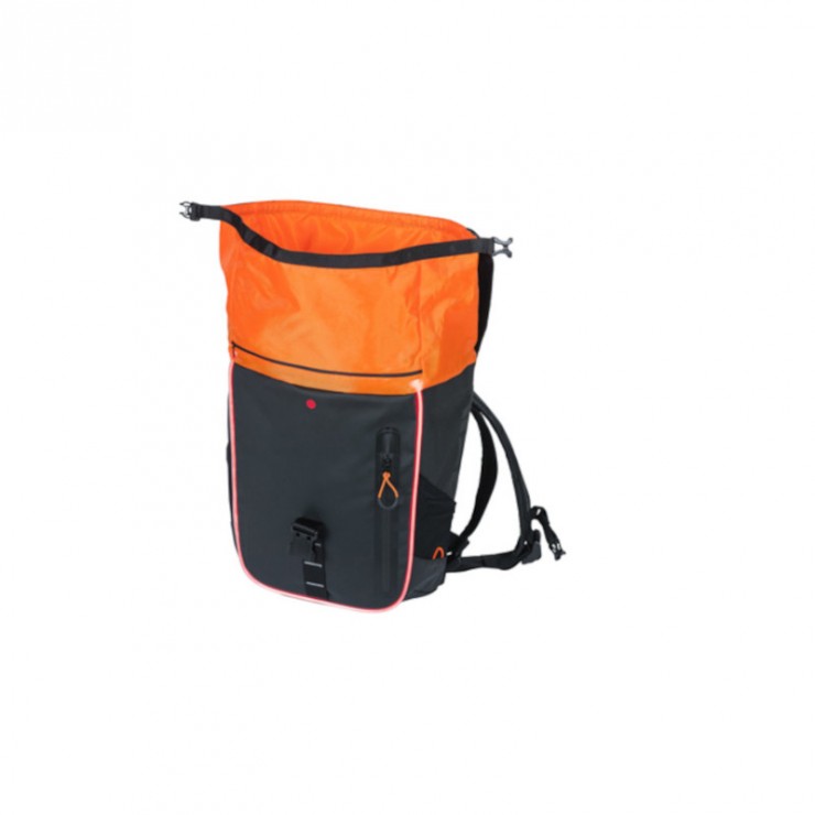 Miles Tarpaulin sac à dos Nordlicht,17L noir orange