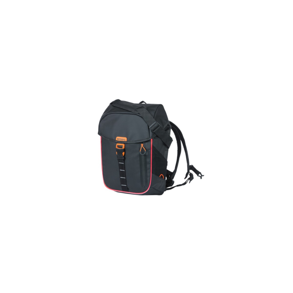 Miles Tarpaulin sac à dos Nordlicht,17L noir orange