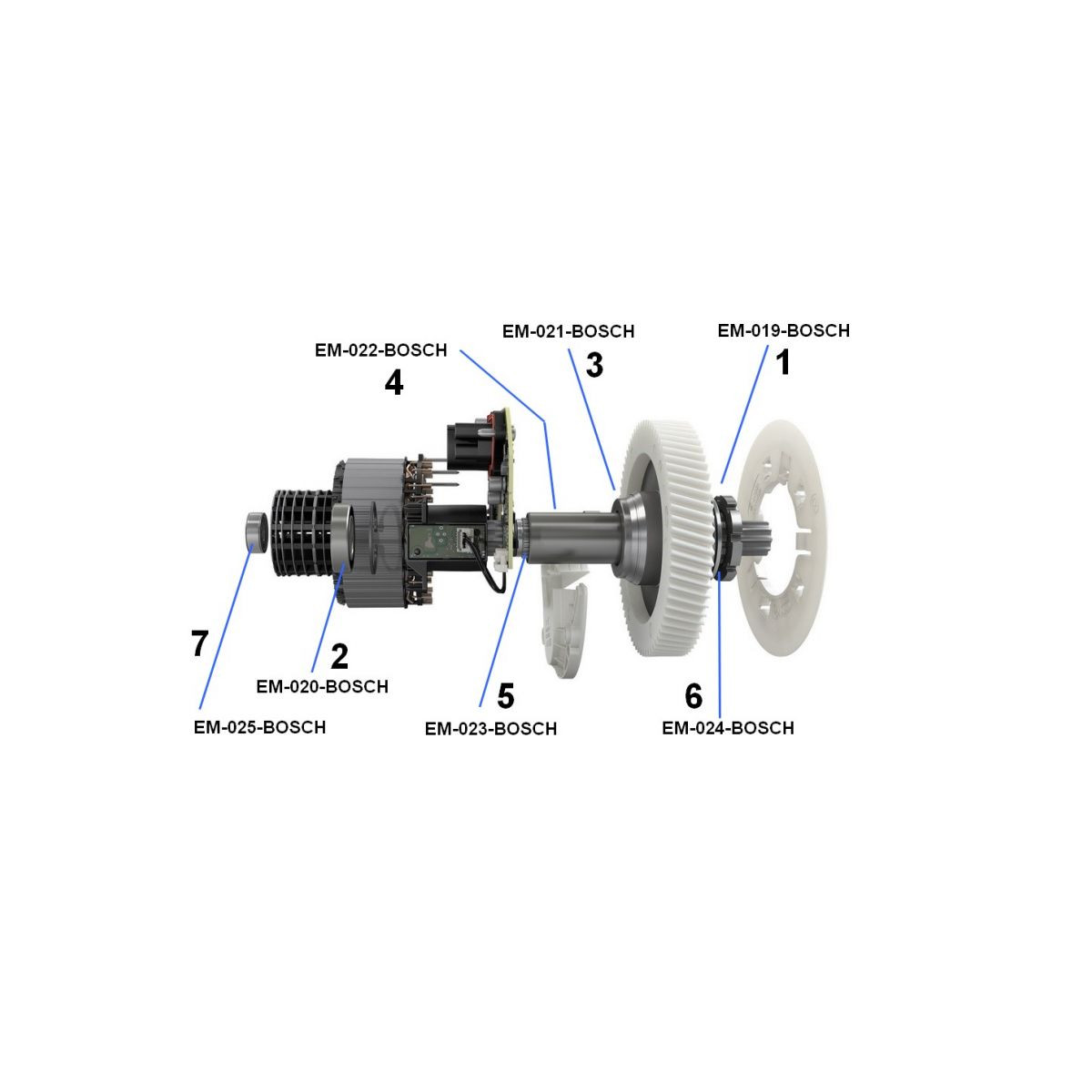 Cojinete (Ext. ø22) BLACKBEARING para motores Bosh Gen 3