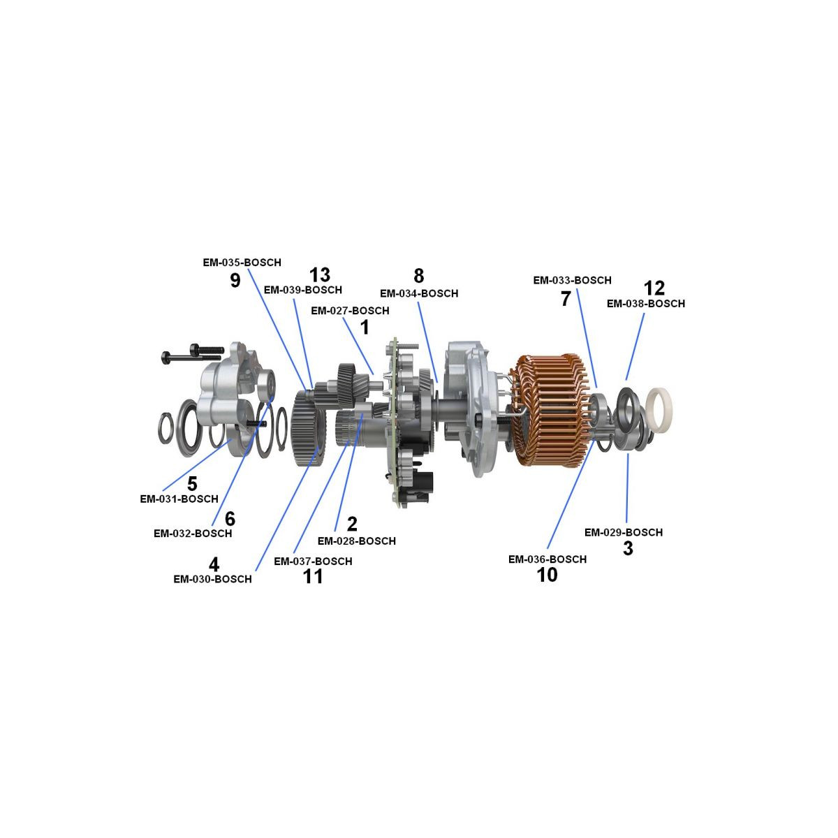 Cojinete (Ext. ø26) BLACKBEARING para motores Bosh Gen 4