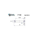 BLACKBEARING 30.15 x 41 x 7.7mm - Cojinete de dirección 36/45