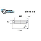 BLACKBEARING 30,5 x 41,8 x 7.7mm - Rolamento de direção 45/45
