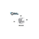 BLACKBEARING rodillo de aguja 12 x 16 x 10mm