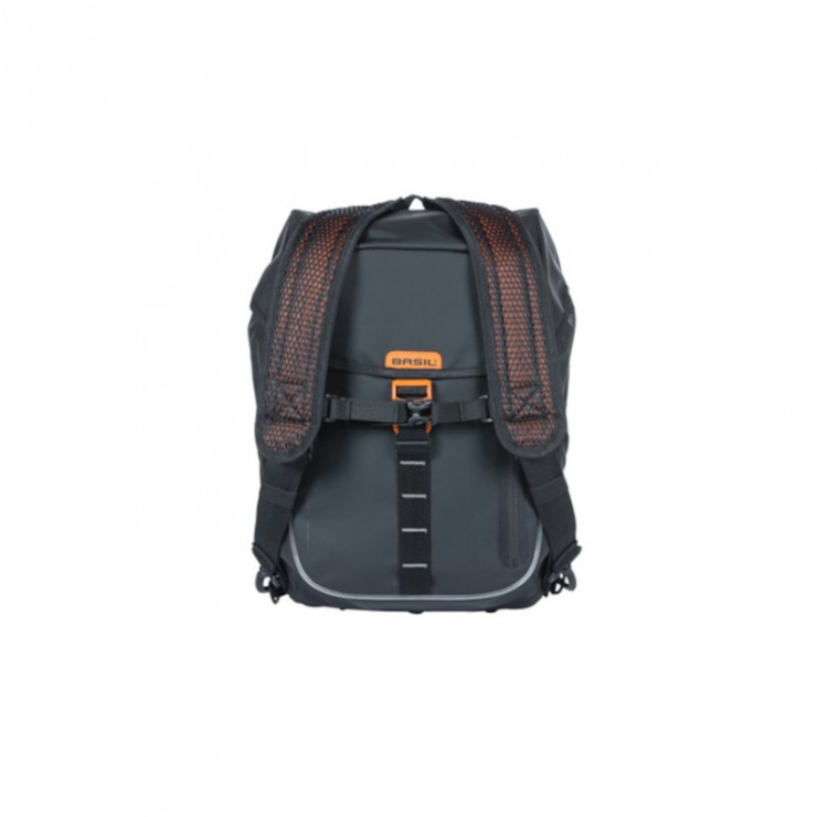 Miles Tarpaulin sac à dos Nordlicht,17L noir orange