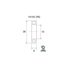 Rolamento B5 BLACKBEARING 10 x 28 x 8mm