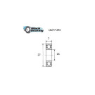 BLACKBEARING 16 x 27 x 7mm Rodamiento B3