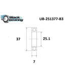 BLACKBEARING 25.1 x 37 x 7mm Rodamiento B3