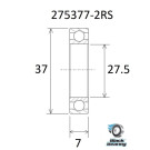 BLACKBEARING 27.5 x 37 x 7mm Rodamiento B3