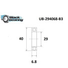 BLACKBEARING 29 x 40 x 6.8mm Rodamiento B3
