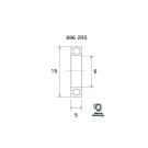 Cojinete BLACKBEARING 6 x 15 x 5mm B3