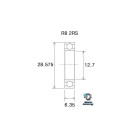 BLACKBEARING 12,7 x 28,57 x 7.94mm Rodamiento B5