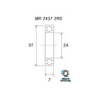 Cojinete de pedalier BLACKBEARING BB90/95 24mm B3