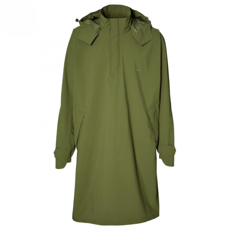 Basil Mosse poncho de pluie unisex, Vert olive taille unique