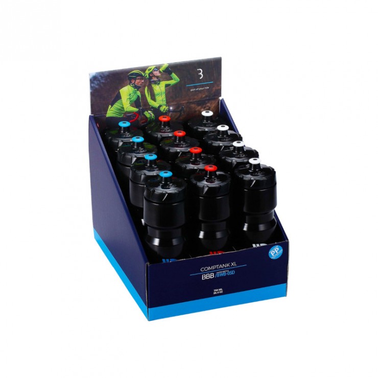 Bidons Display 750ml"CompTank" 12pcs