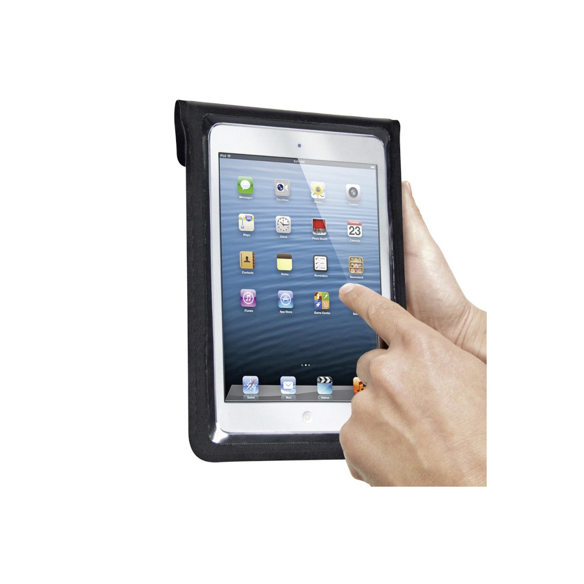 Housse de tablette avec fixation quad