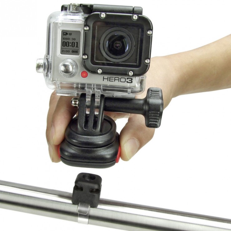 Fixation à serrage rapide pour caisson GoPro