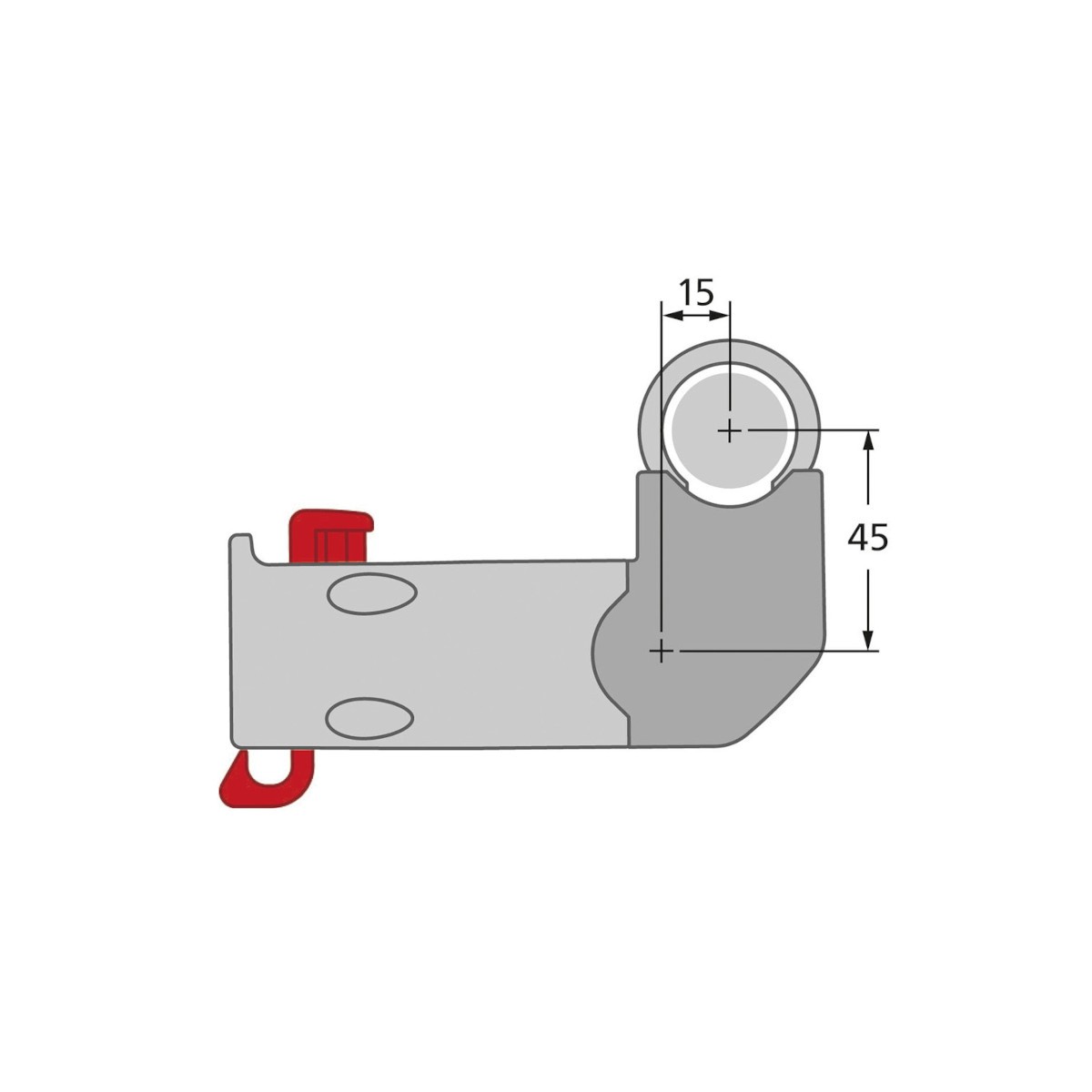 Extension à 90° pour K0211EB/EBL