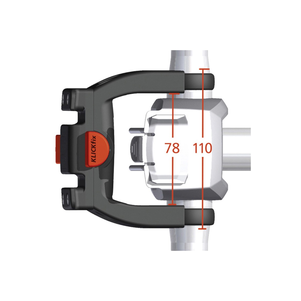 Fixation de cintre pour VAE BOSCH