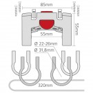 Fixation pour cintre OS/22-26 + 2colliers 